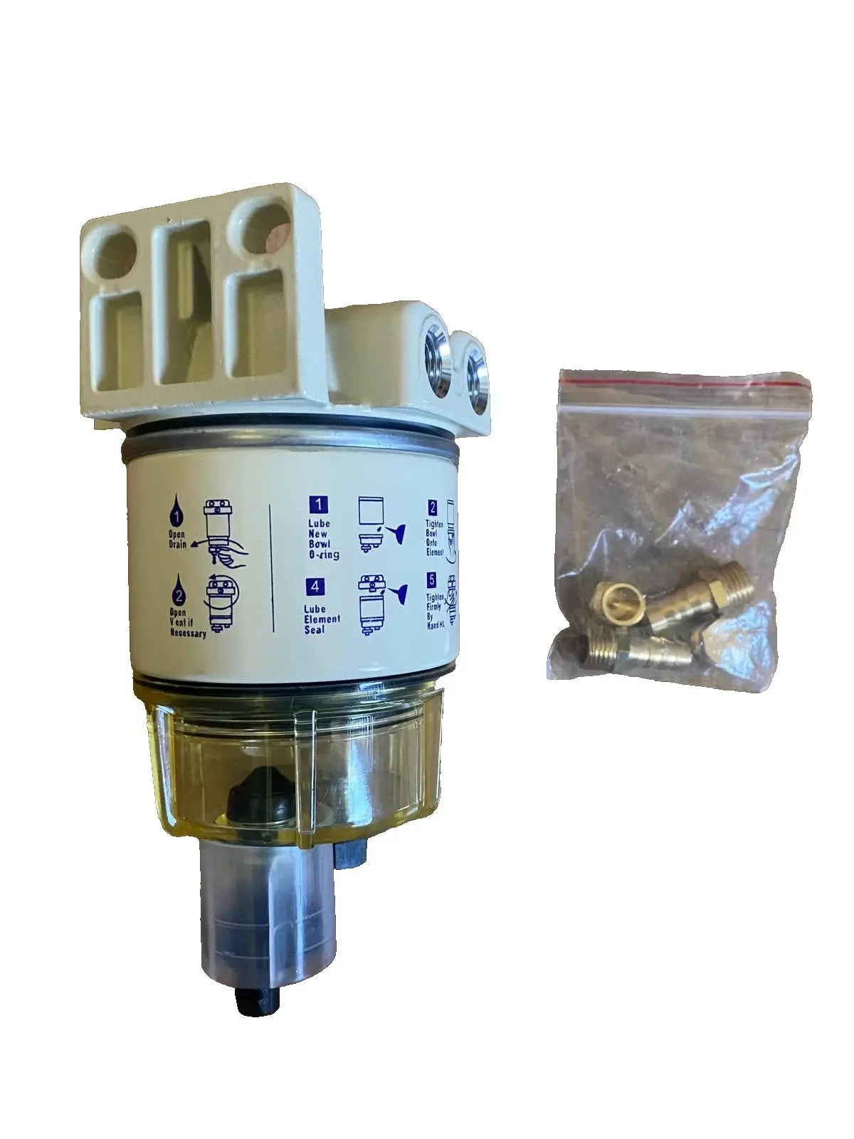 Filtre Carburant R12T Séparation Eau Moteur PAKER