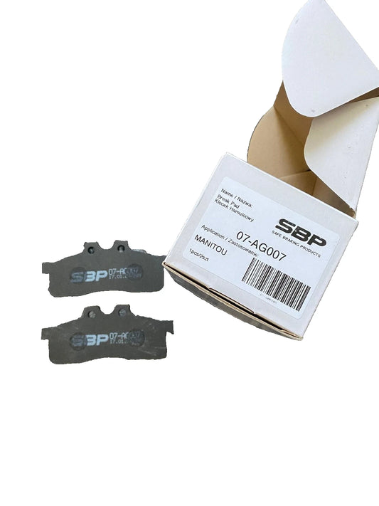 SBP 07-AG007 Plaquettes de frein
