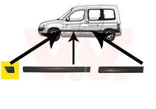 VAN WEZEL 4051421 Moulure d'aile avant gauche noire Citroen Berlingo 2003-2008 - GR PARTS