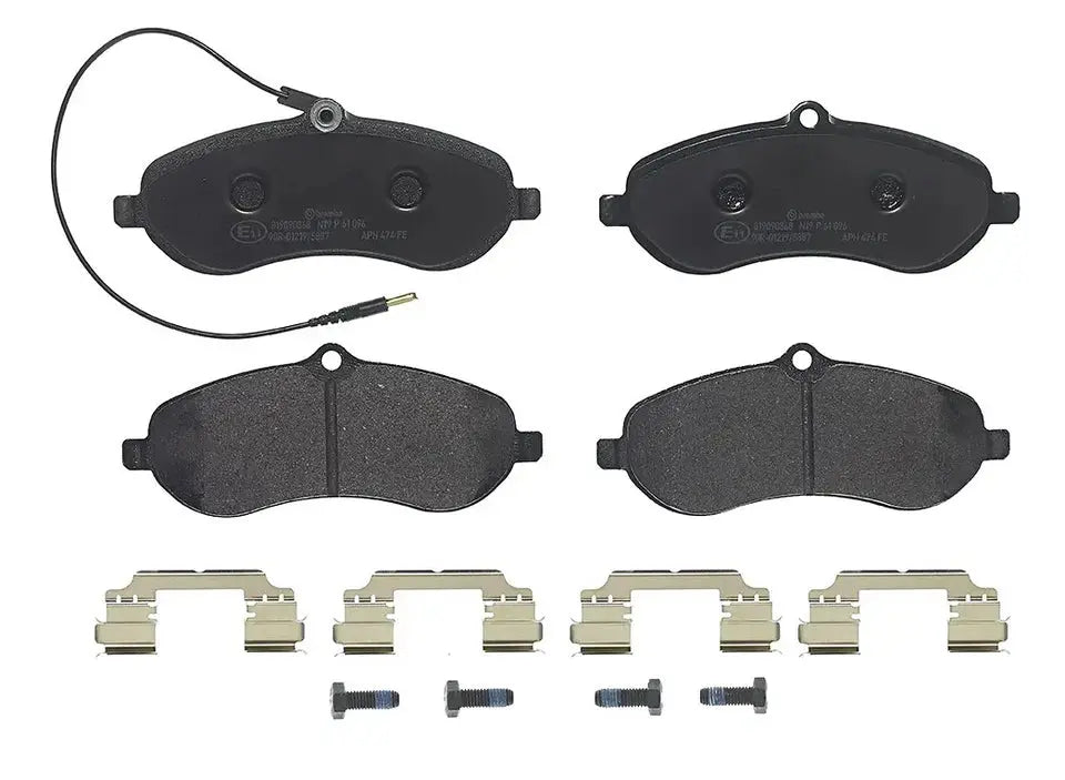 BREMBO Prime P 61 096 Plaquettes de frein contact de signal d'usure inclus BREMBO