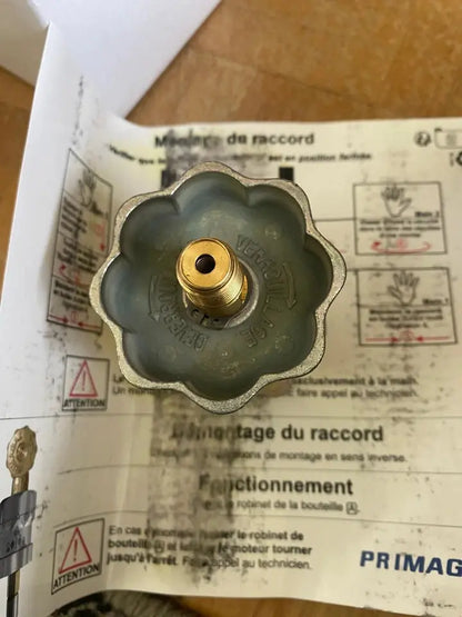 COUPLEUR LYRE CARBURATION GAZ PRIMAGAZ Connector bottle LPG Primagaz PRIMAGAZ
