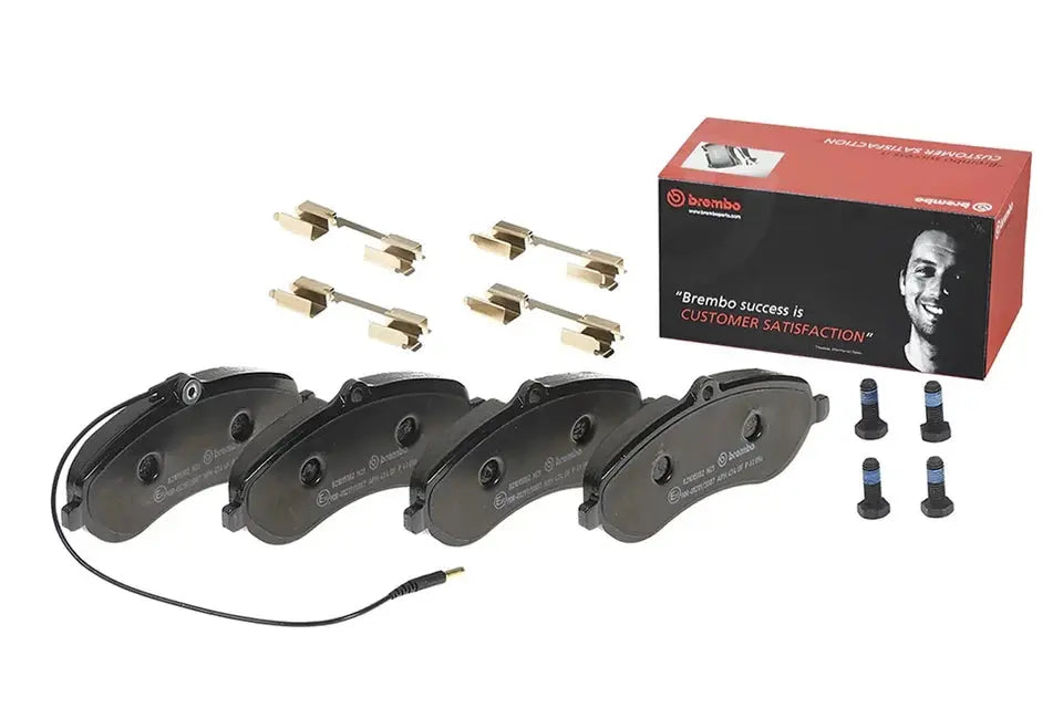 BREMBO Prime P 61 096 Plaquettes de frein contact de signal d'usure inclus BREMBO
