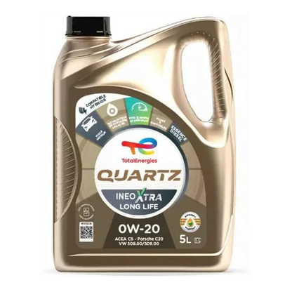 TOTAL 226006 Huile moteur Quartz Ineo Xtra Long Life 0W20 5L TOTAL