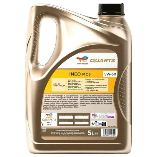 Total Huile moteur Quartz Ineo MC3 5W30 C3 - 5 Litres 213698