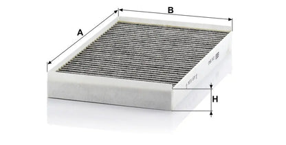 MANN-FILTER CUK 3540 Filtre d'habitacle MANN-FILTER