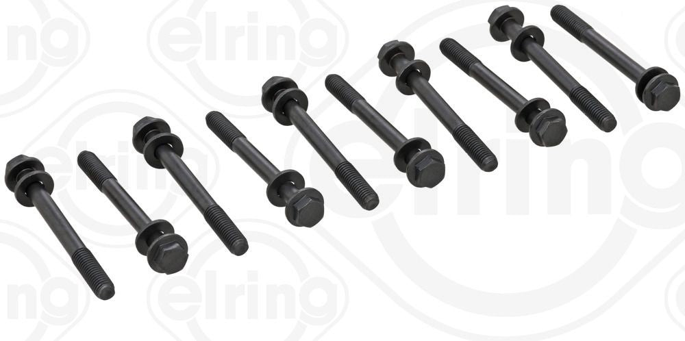 ELRING 862.810 Jeu de boulons de culasse de cylindre Héxagonal extérieur