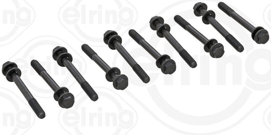 ELRING 862.810 Jeu de boulons de culasse de cylindre Héxagonal extérieur