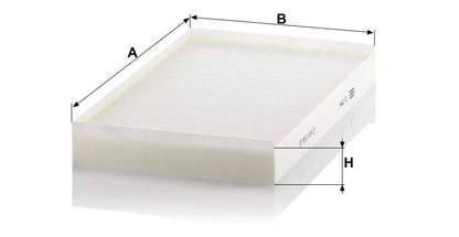 MANN-FILTER CU 3540 Filtre d'habitacle MANN-FILTER