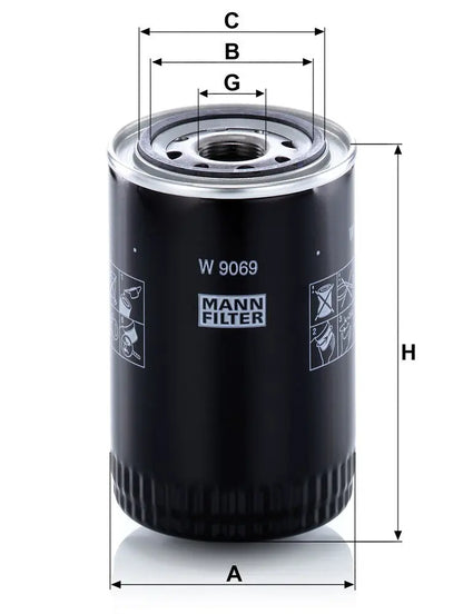 MANN-FILTER W 9069 Filtre à huile MANN-FILTER