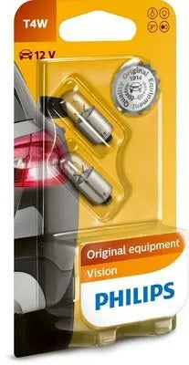 PHILIPS 12929B2 Ampoule feu clignotant 12V 4W T4W Lampe à boule - GR PARTS