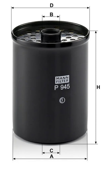 MANN-FILTER P 945 x Filtre à carburant MANN-FILTER