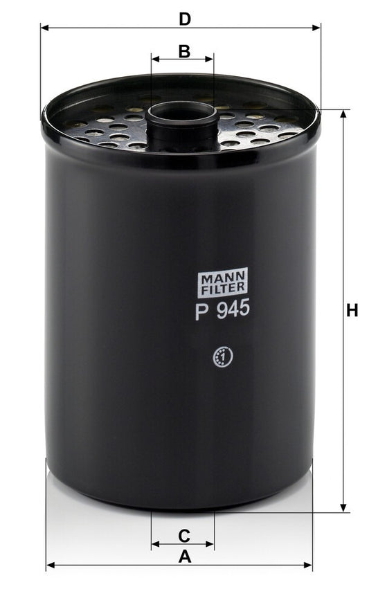 MANN-FILTER P 945 x Filtre à carburant