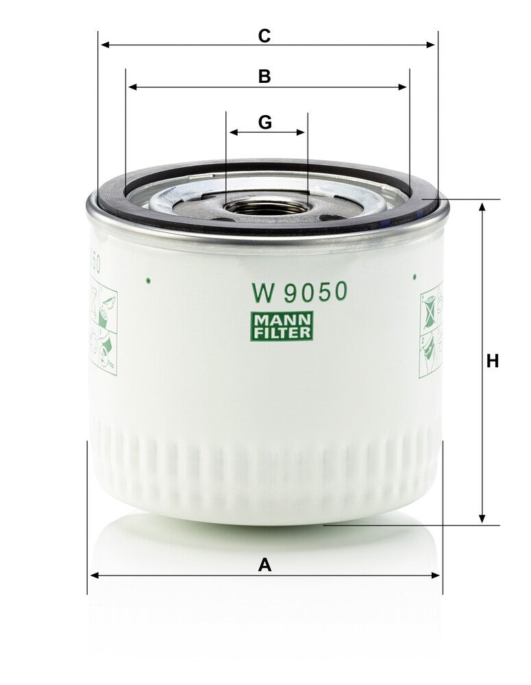 MANN-FILTER W 9050 Filtre à huile