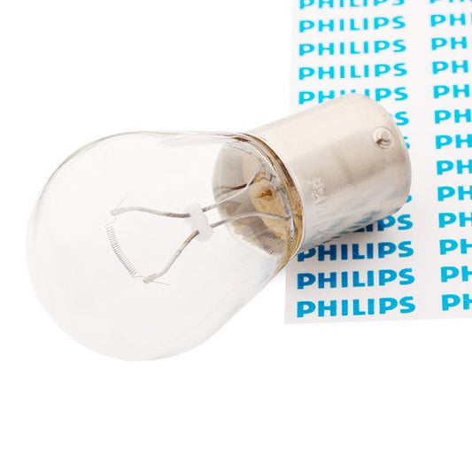 PHILIPS 12498CP Ampoule, feu clignotant 12V 21W, P21W, Lampe à boule 10 Pièces