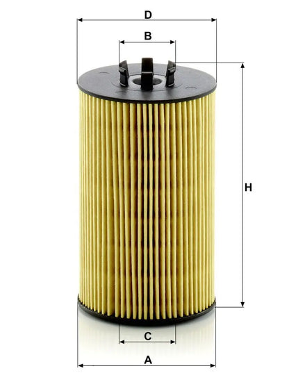 MANN-FILTER HU 8012 z Filtre à huile MANN-FILTER